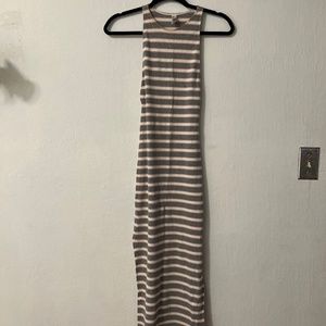 American Apparel Cotton Striped Racerback Dress XS